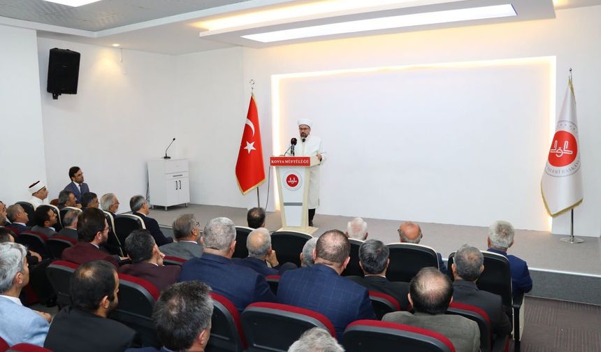 Konya İl Müftüsü Celal Büyük göreve başladı