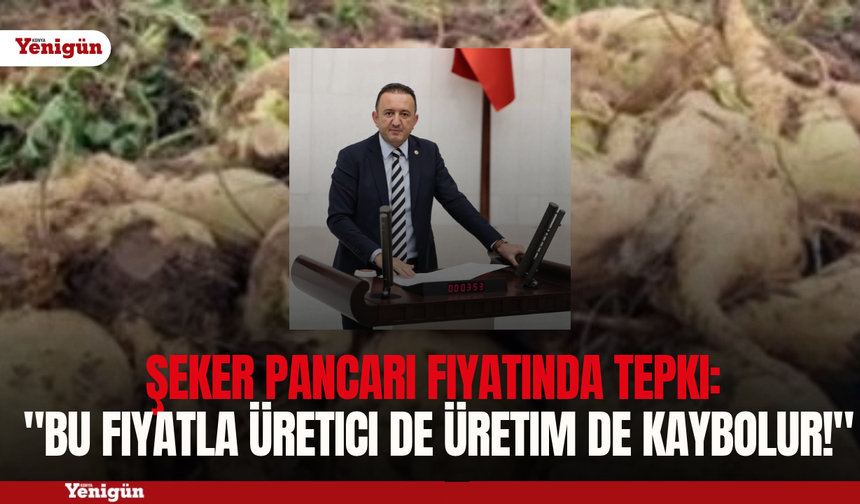 Şeker pancarı fiyatında tepki: "Bu fiyatla üretici de üretim de kaybolur!"