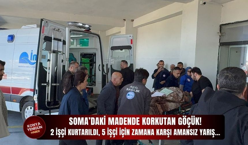 Soma’daki madende korkutan göçük!