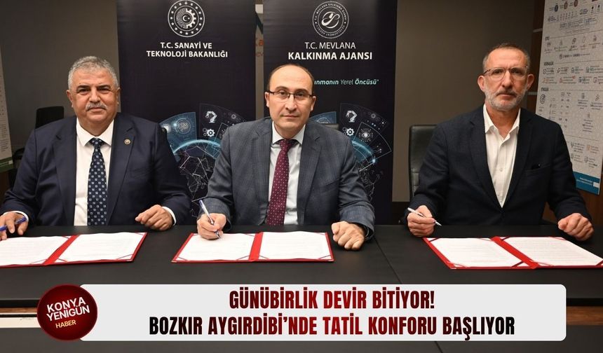 Bozkır Aygırdibi’nde tatil konforu başlıyor!