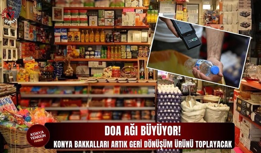 Konya bakkalları artık geri dönüşüm ürünü toplayacak