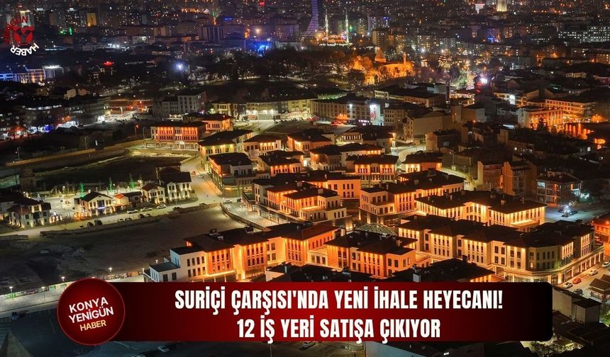 Suriçi Çarşısı'nda ihaleyle 12 iş yeri satışa çıkıyor!