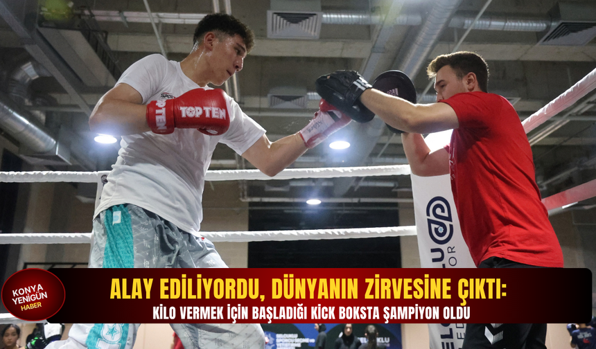 Alay ediliyordu, dünyanın zirvesine çıktı: Kilo vermek için başladığı kick boksta şampiyon oldu