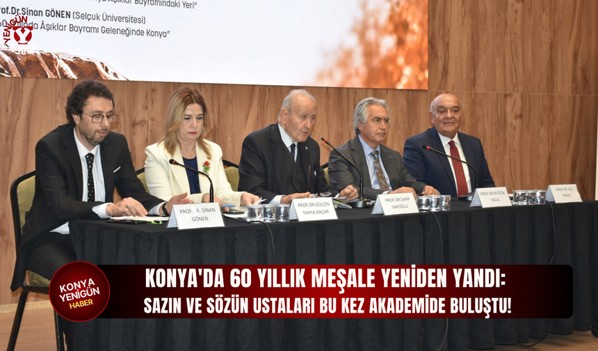 Sazın ve sözün ustaları Konya'da bir araya geldi