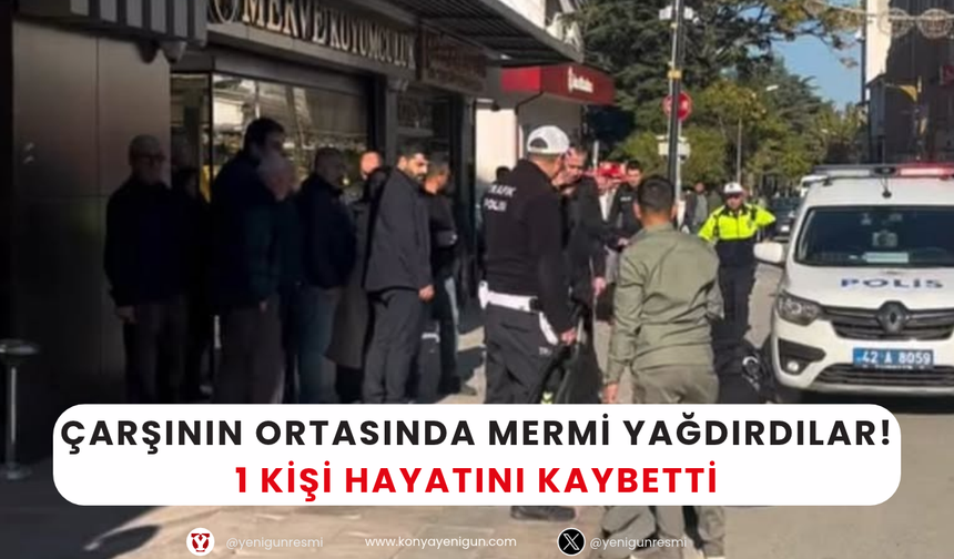 Çarşının ortasında mermi yağdırdılar! 1 ölü