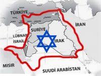 Hayal edilen Büyük İsrail toprakları