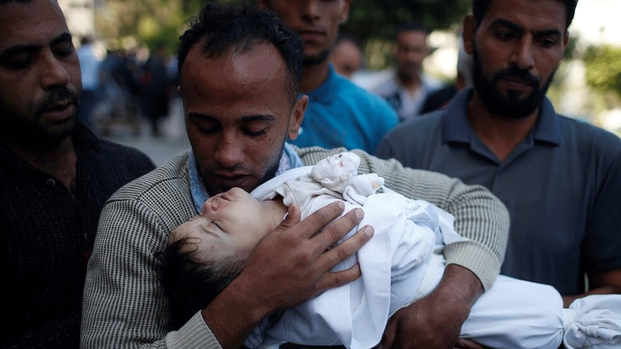 Gazze'de yürek yakan olay