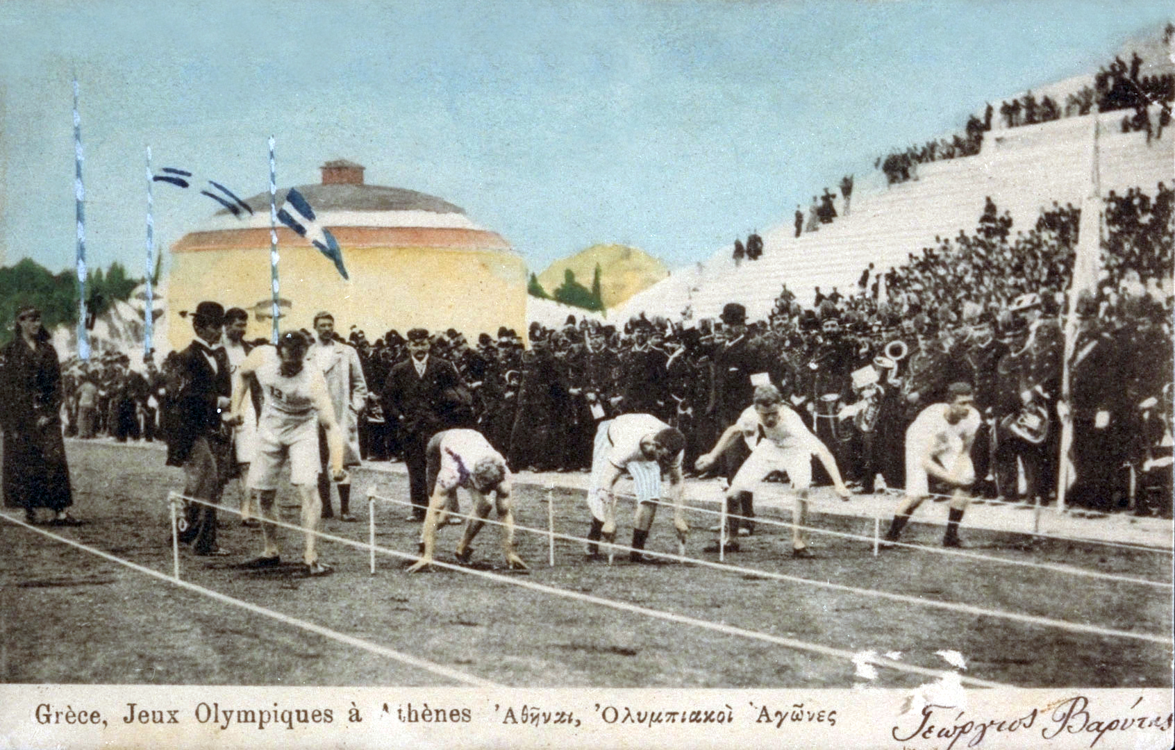 1896 Ati̇na 100 M Atleti̇zm D'athènes 1896