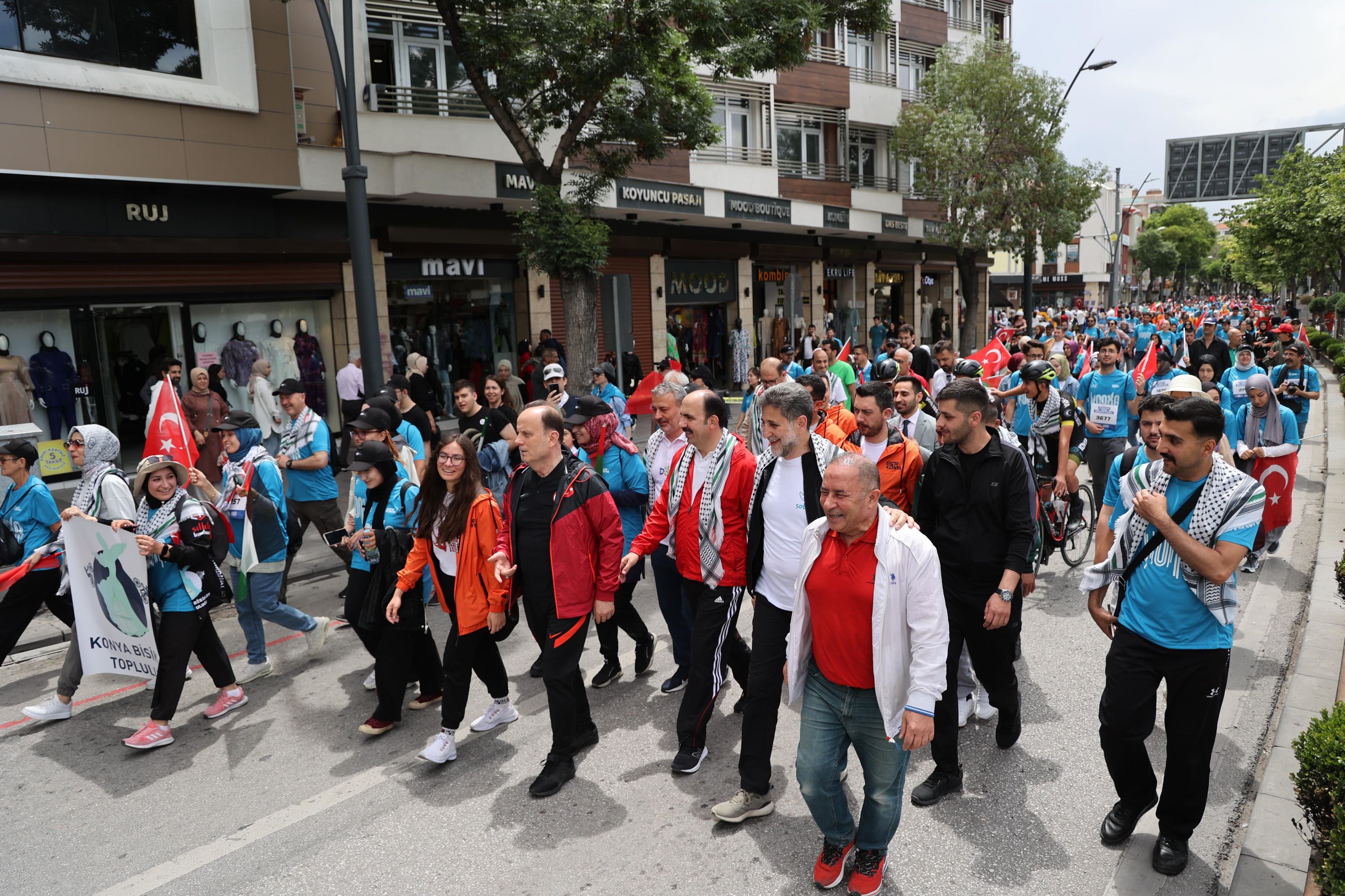 3. Uluslararası Konya Yarı Maratonu büyük bir coşkuya koşuldu