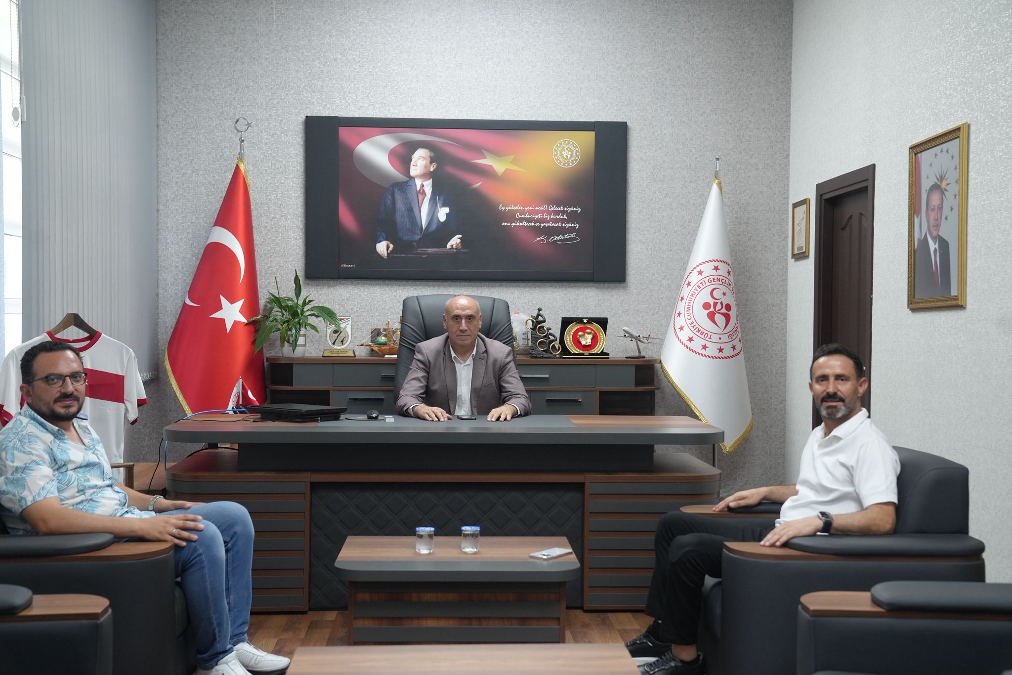 Gençlik Spor İl Müdürü Öztürk’e Ziyaretler Sürüyor (1)
