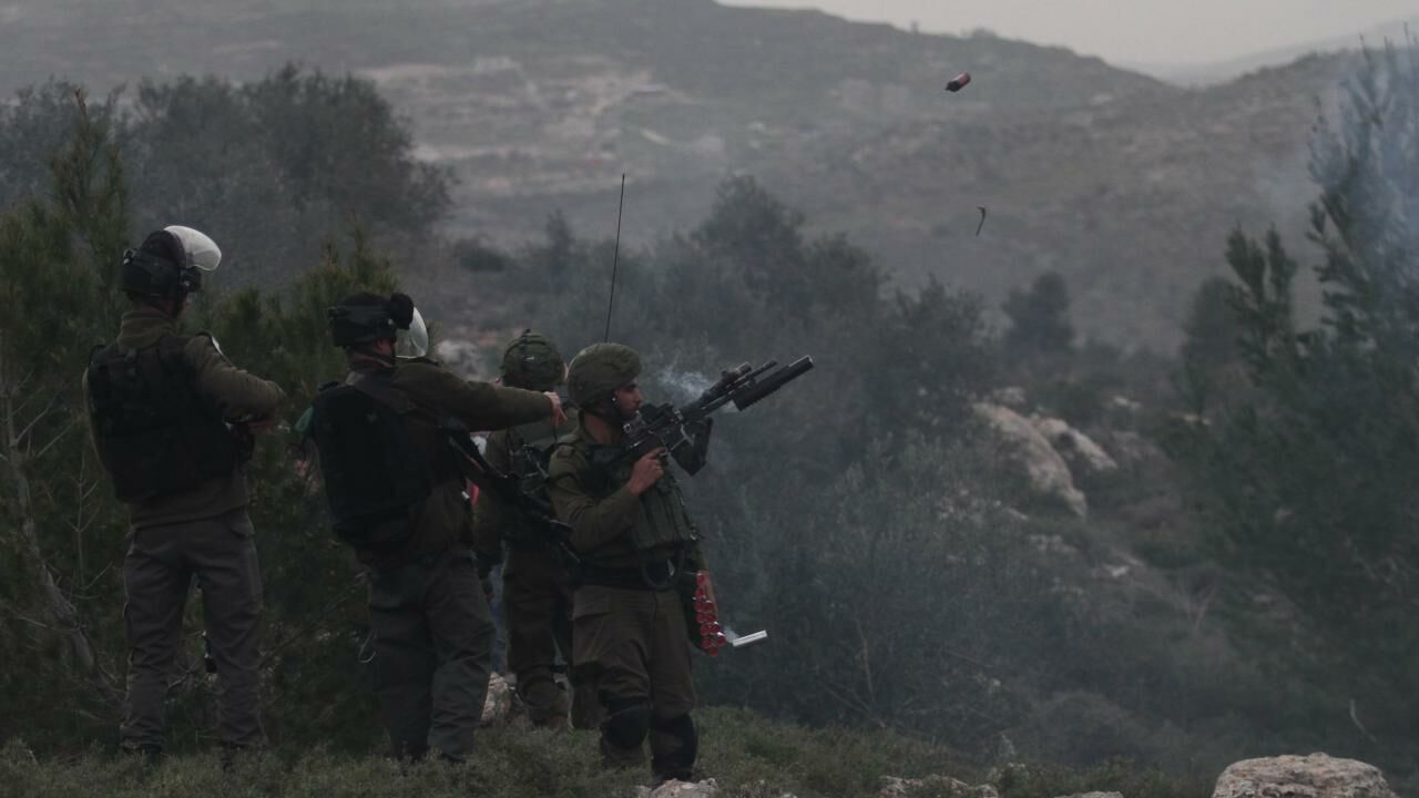 Katil Israil Askerleri Bati Seria Zeytin Aa 2390994