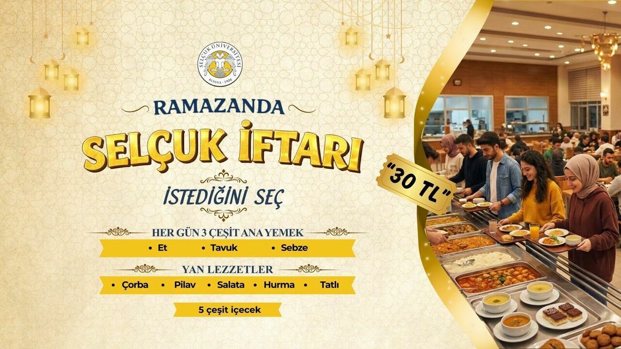 Selçuk Üniversitesinde Iftar Sofraları Öğrencilerin Talepleriyle Şekillendi 3