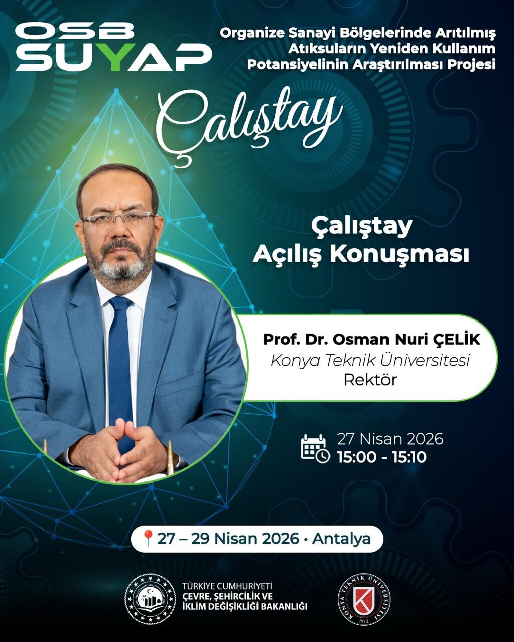 Ktün Osb Suyap Projesi Çalıştayı Antalya’da Gerçekleştirilecek 02