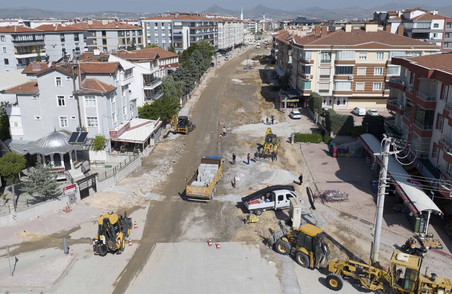 Kucukkumkopru Caddesinde Altyapi Calismalari Suruyor 2.Jpg 1500