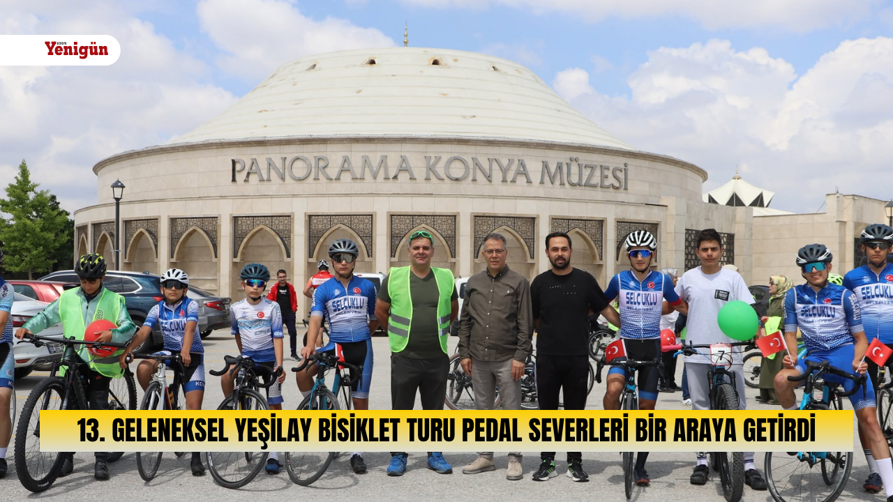 13. Geleneksel Yeşilay Bisiklet Turu pedal severleri bir araya getirdi