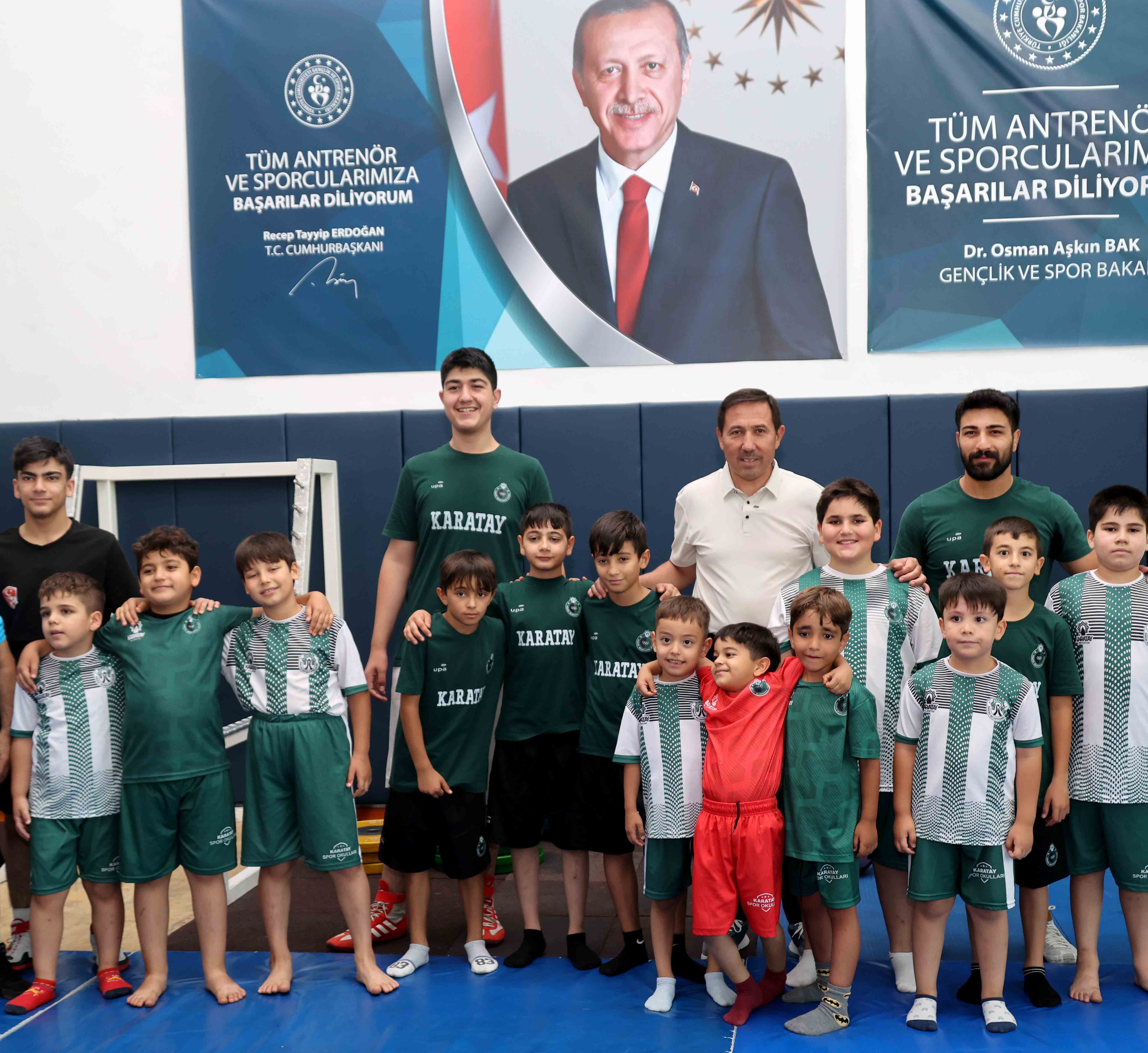 Başkan Kilca, Karatay Yaz Spor Okullarinda Öğrenci̇lerle Buluştu (9)