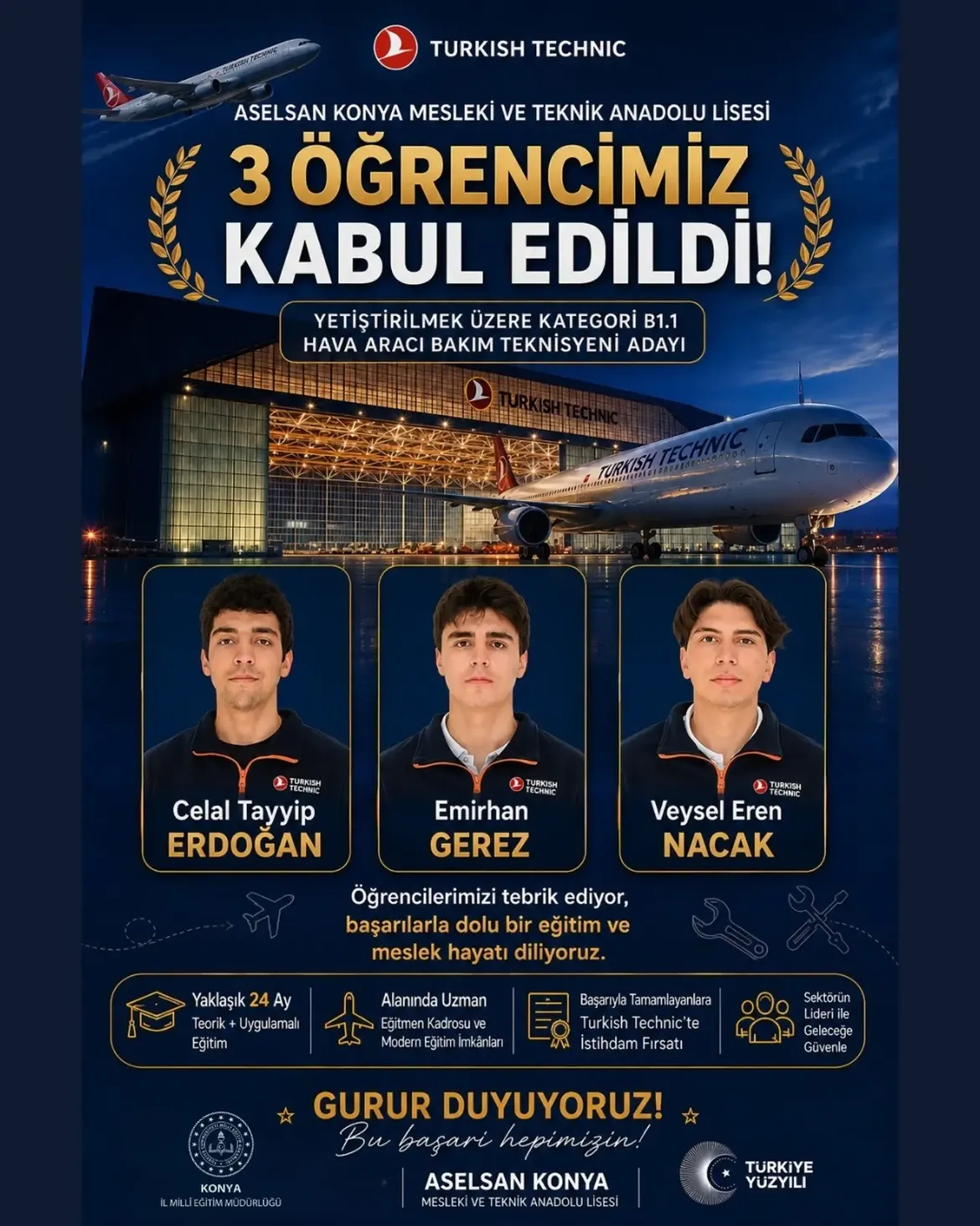 Konyadan Bir Ilk, Türk Havacılığı Adına Önemli Bir Başarı... ✈️Turkish Technic Tarafından Mesl