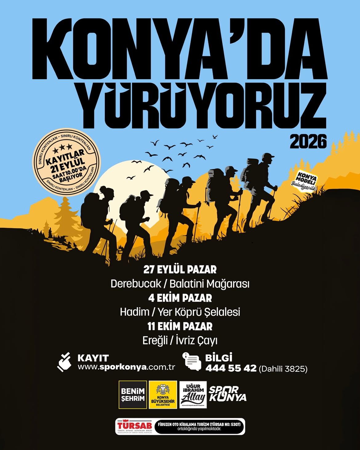 Çok Özlediniz, Biliyoruz… Konya’nın Eşsiz Doğasında Yeniden Buluşuyor, Birbirinden Güzel Rotalar