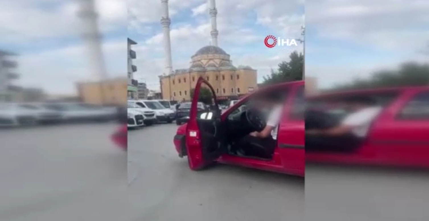 Trafikte öfke patlaması: Sürücüye ölüm tehditleri yağdırdı!