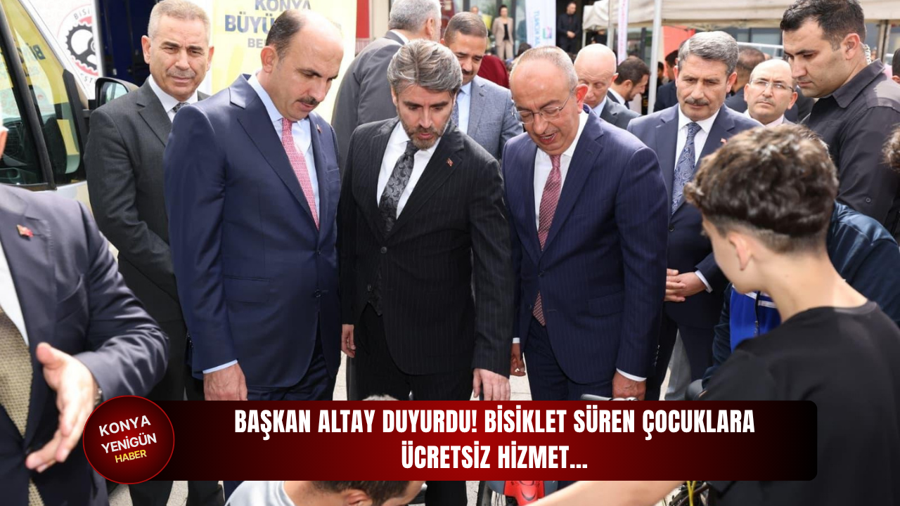 Başkan Altay duyurdu! Bisiklet süren çocuklara ücretsiz hizmet…
