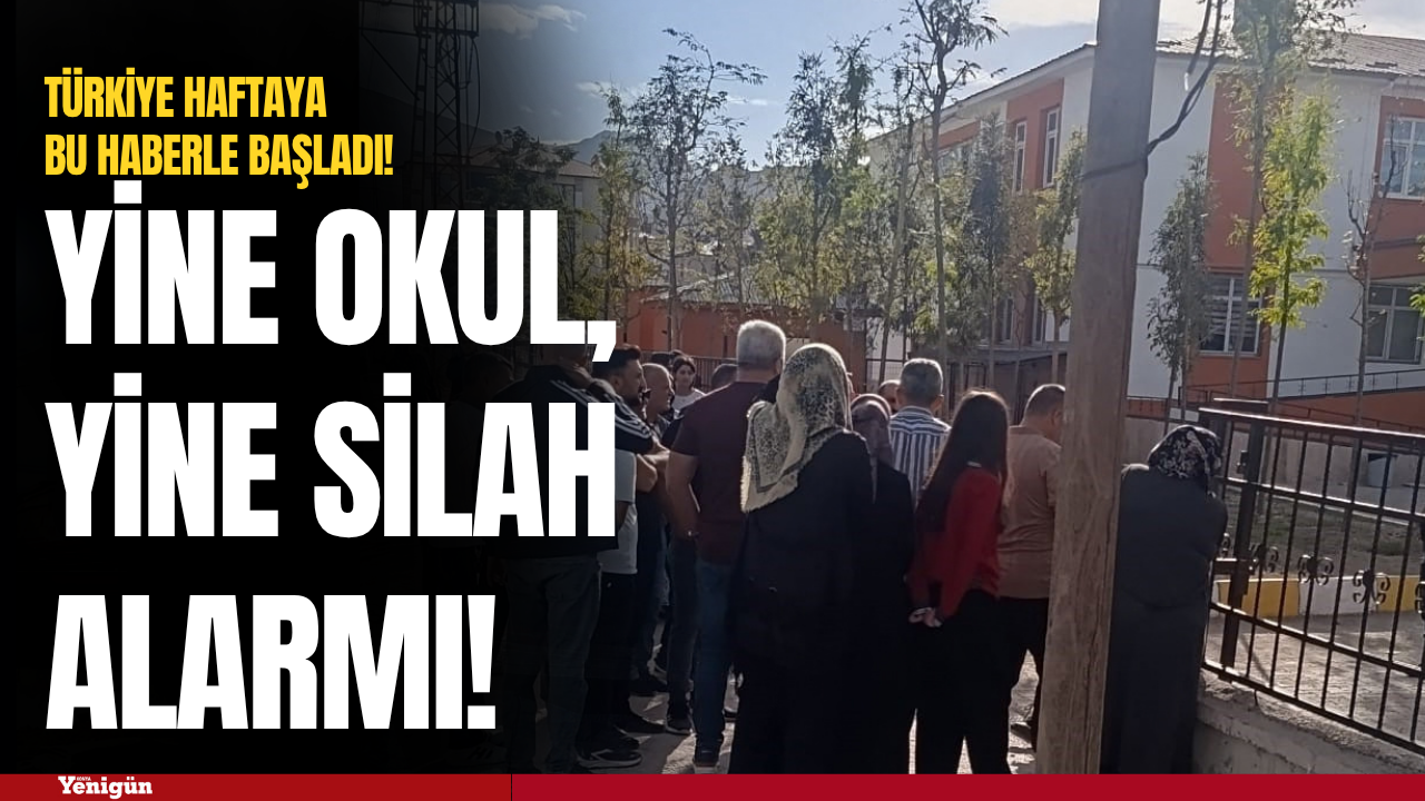 Yine okul, yine silah alarmı!