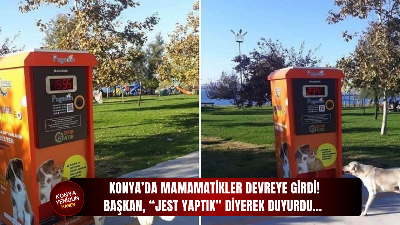 Konya’da mamamatikler devreye girdi! Başkan, “jest yaptık” diyerek duyurdu…