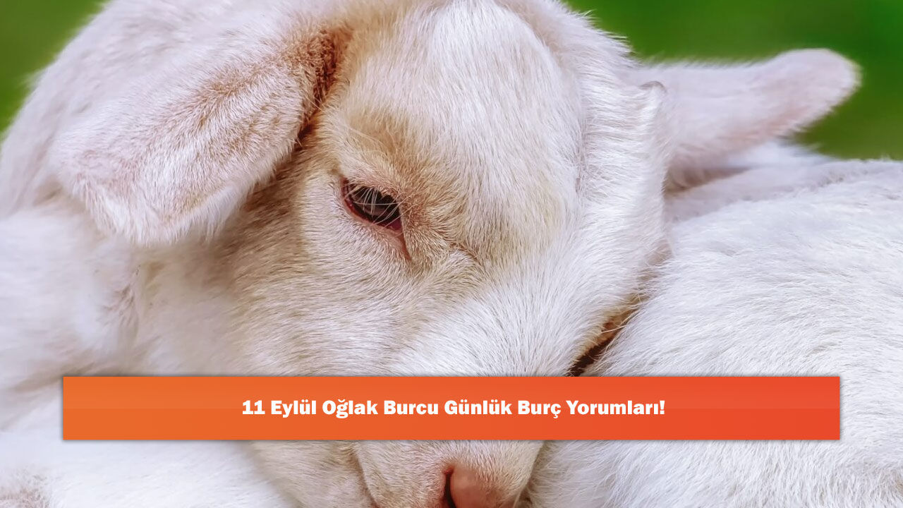 11 Eylül Oğlak Burcu Günlük Burç Yorumları!