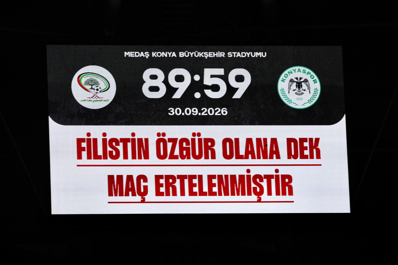 Filistin Konyaspro Dostluk Maçı (1)
