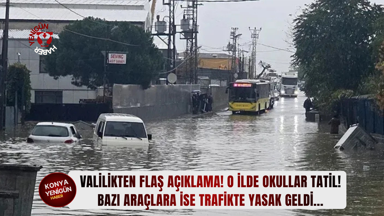 Valilikten flaş açıklama! O ilde okullar tatil! Bazı araçlara ise trafikte yasak geldi...
