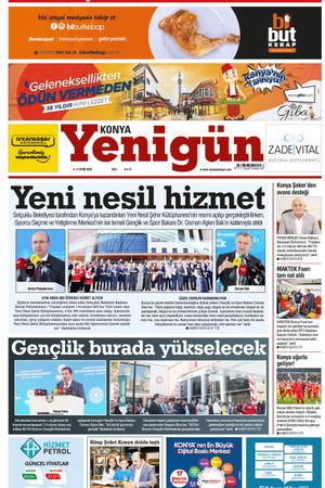 Konya Yenigün Gazetesi - 17.10.2023 Manşeti