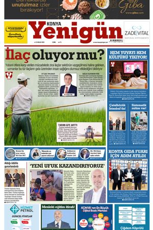 Konya Yenigün Gazetesi - 22.12.2023 Manşeti