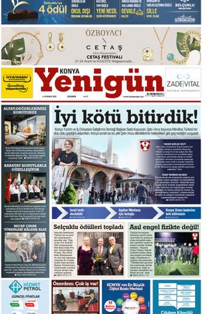 Konya Yenigün Gazetesi - 20.12.2023 Manşeti