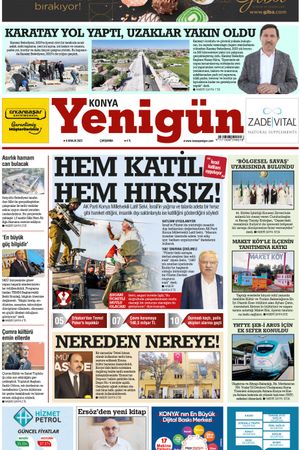 Konya Yenigün Gazetesi - 06.12.2023 Manşeti