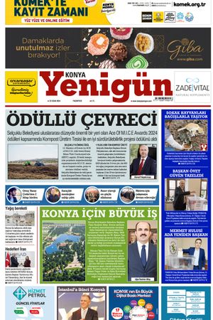 Konya Yenigün Gazetesi - 22.01.2024 Manşeti