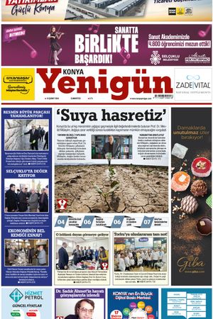 Konya Yenigün Gazetesi - 10.02.2024 Manşeti