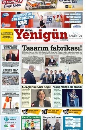 Konya Yenigün Gazetesi - 15.02.2024 Manşeti