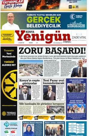 Konya Yenigün Gazetesi - 29.02.2024 Manşeti