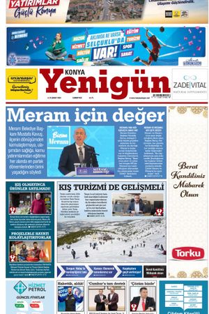Konya Yenigün Gazetesi - 24.02.2024 Manşeti