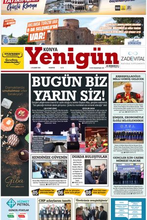 Konya Yenigün Gazetesi - 26.02.2024 Manşeti