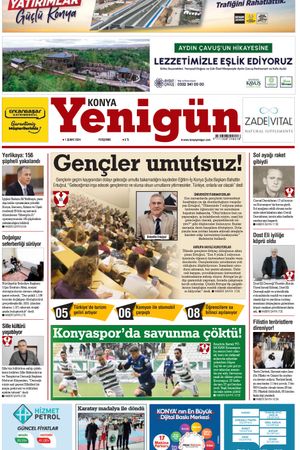 Konya Yenigün Gazetesi - 01.02.2024 Manşeti