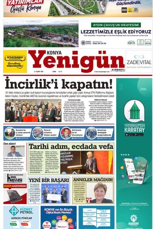 Konya Yenigün Gazetesi - 02.02.2024 Manşeti