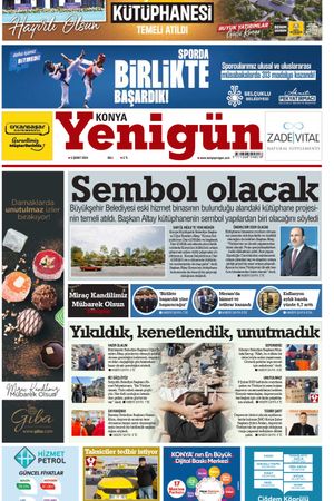 Konya Yenigün Gazetesi - 06.02.2024 Manşeti