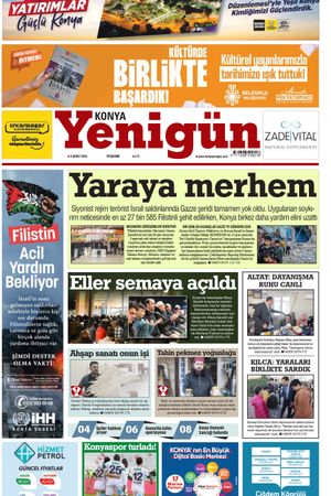 Konya Yenigün Gazetesi - 08.02.2024 Manşeti