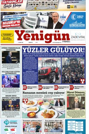 Konya Yenigün Gazetesi - 09.03.2024 Manşeti