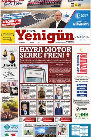 Konya Yenigün Gazetesi - 11.03.2024 Manşeti