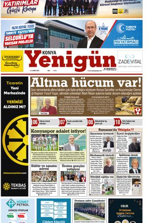 Konya Yenigün Gazetesi - 19.03.2024 Manşeti