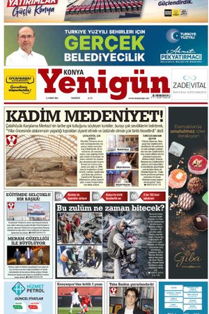 Konya Yenigün Gazetesi - 04.03.2024 Manşeti