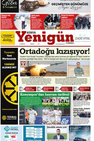 Konya Yenigün Gazetesi - 15.04.2024 Manşeti