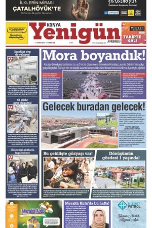 Konya Yenigün Gazetesi - 08.07.2026 Manşeti