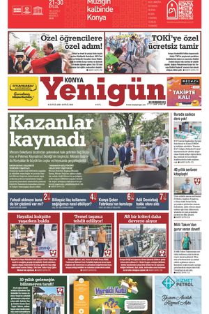 Konya Yenigün Gazetesi-23.09.2026